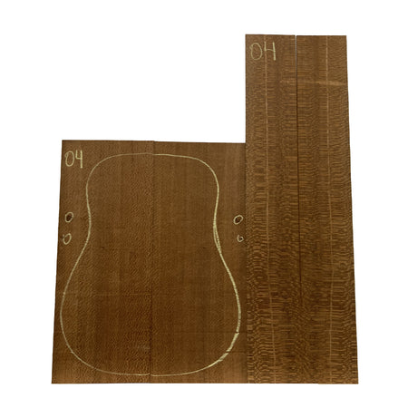 Leopardwood Acoustic Dreadnought Guitar Back and  Sides Sets #04 - Exotic Wood Zone - Buy online Across USA 