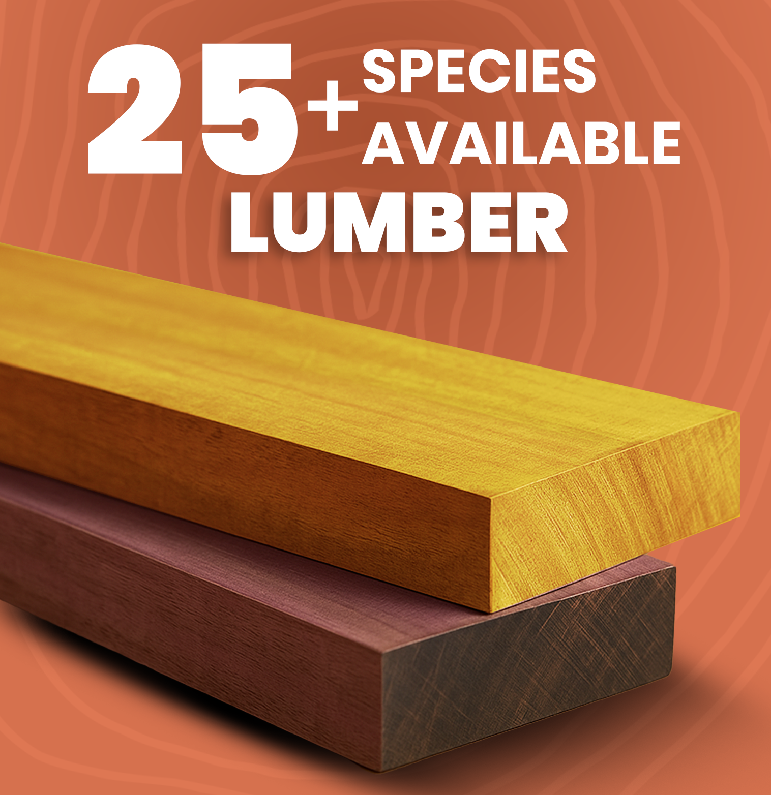 Hardwood & Exotic  lumbers on sale