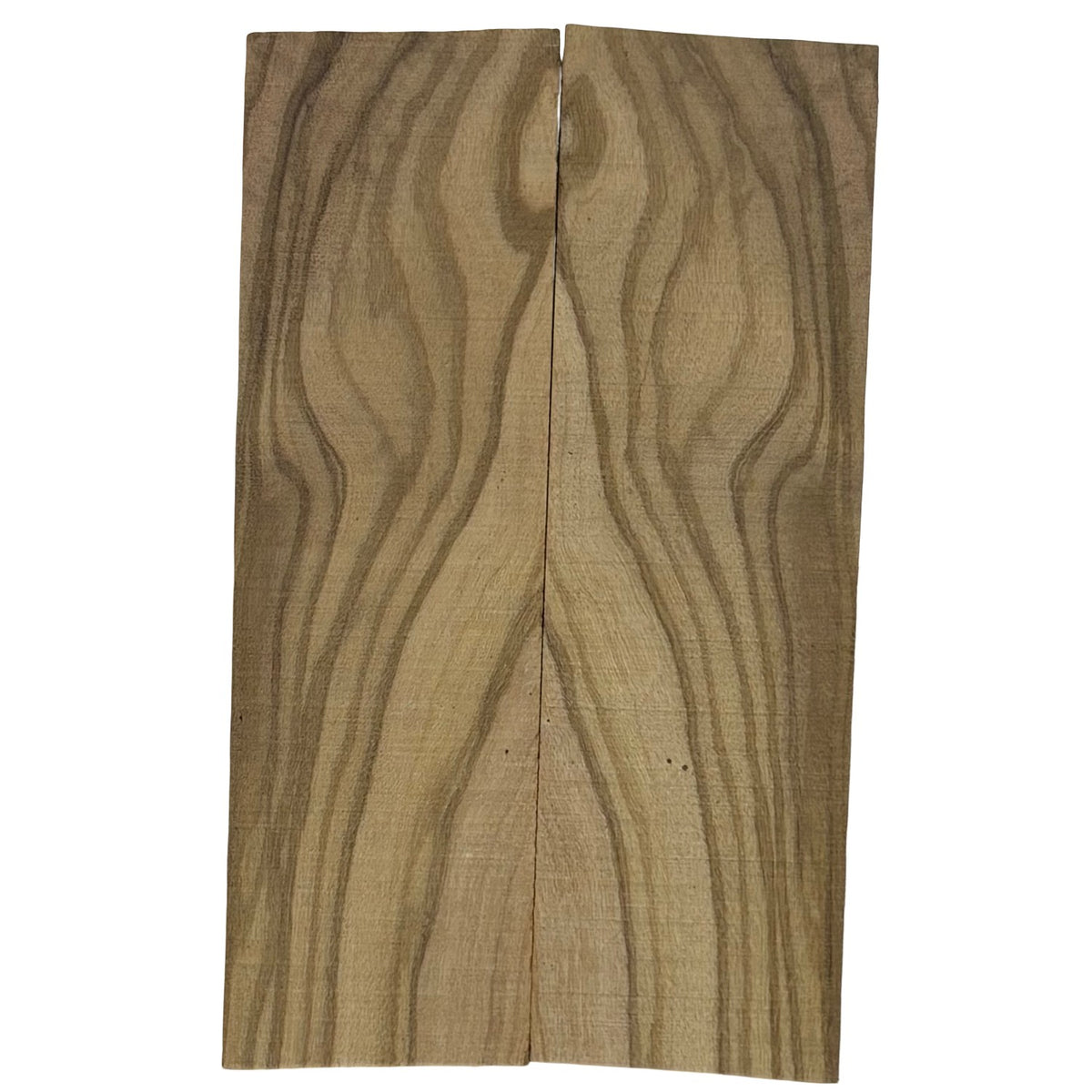 Olivewood Knife Scale Blank- 5 x 1-1/2 x 3/8 Inch- Wood Handle Material for Knives, Tools, and Grips (Bookmatched) - Exotic Wood Zone