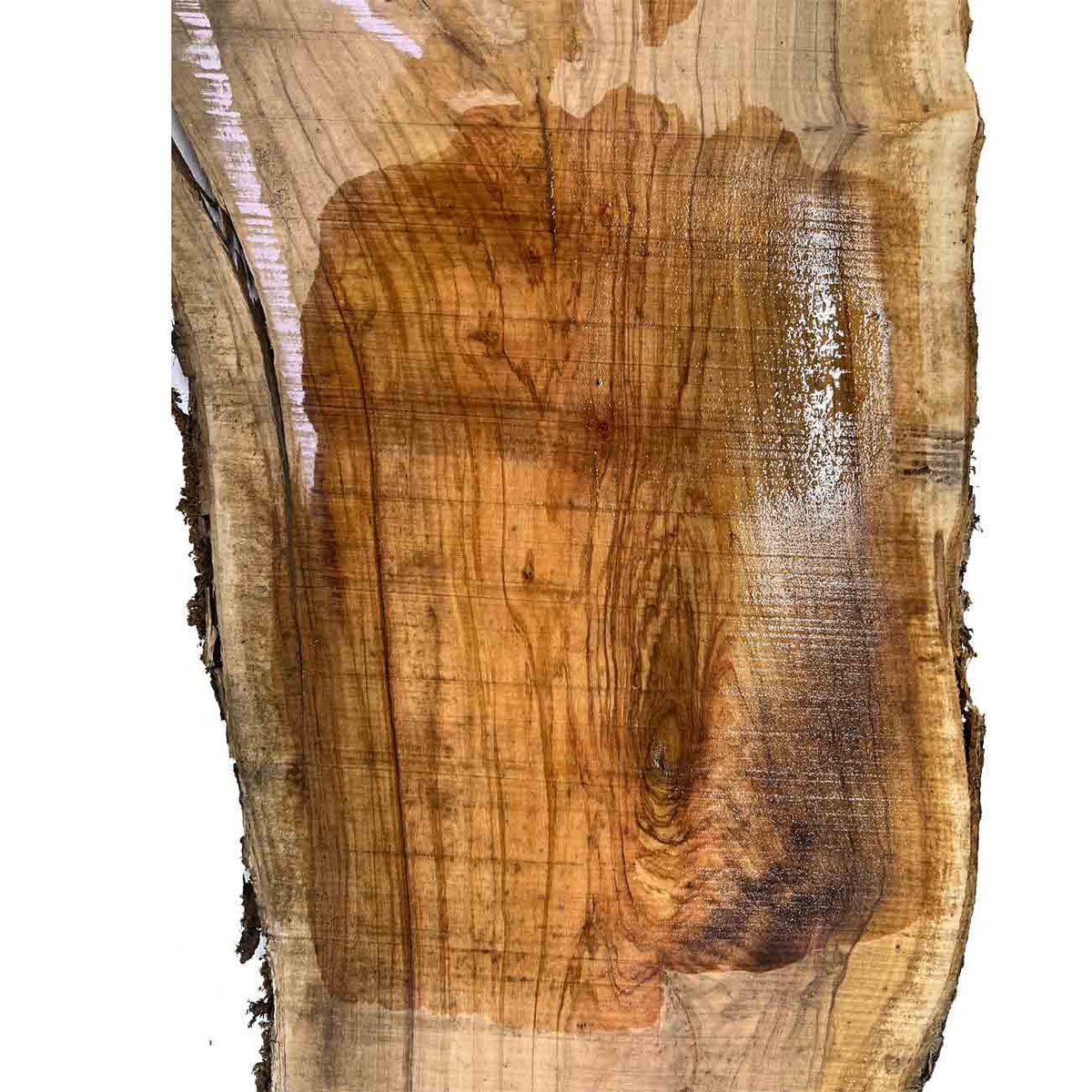 Beautiful Olivewood Live Edge Slab - 88"x10"x1" #212 - Exotic Wood Zone - Buy online Across USA 