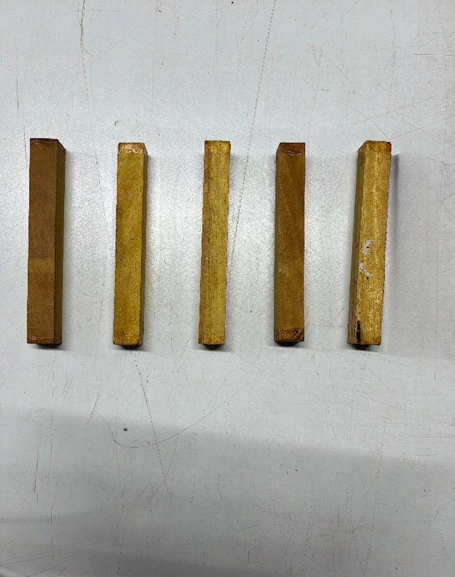 5 Pack, Osage orange Pen Blanks 6"x3/4"x3/4"#Dollar Deal