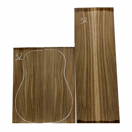 Ovangkol Classical Guitar Back & Side Set #32 - Exotic Wood Zone - Buy online Across USA 