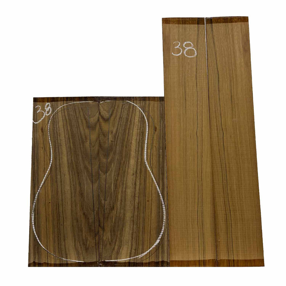 Ovangkol Classical Guitar Back & Side Set #38 - Exotic Wood Zone - Buy online Across USA 