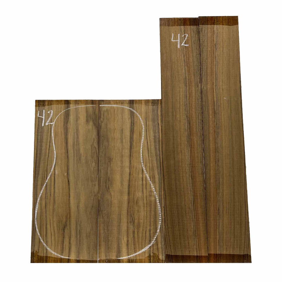 Ovangkol Classical Guitar Back & Side Set #42 - Exotic Wood Zone - Buy online Across USA 