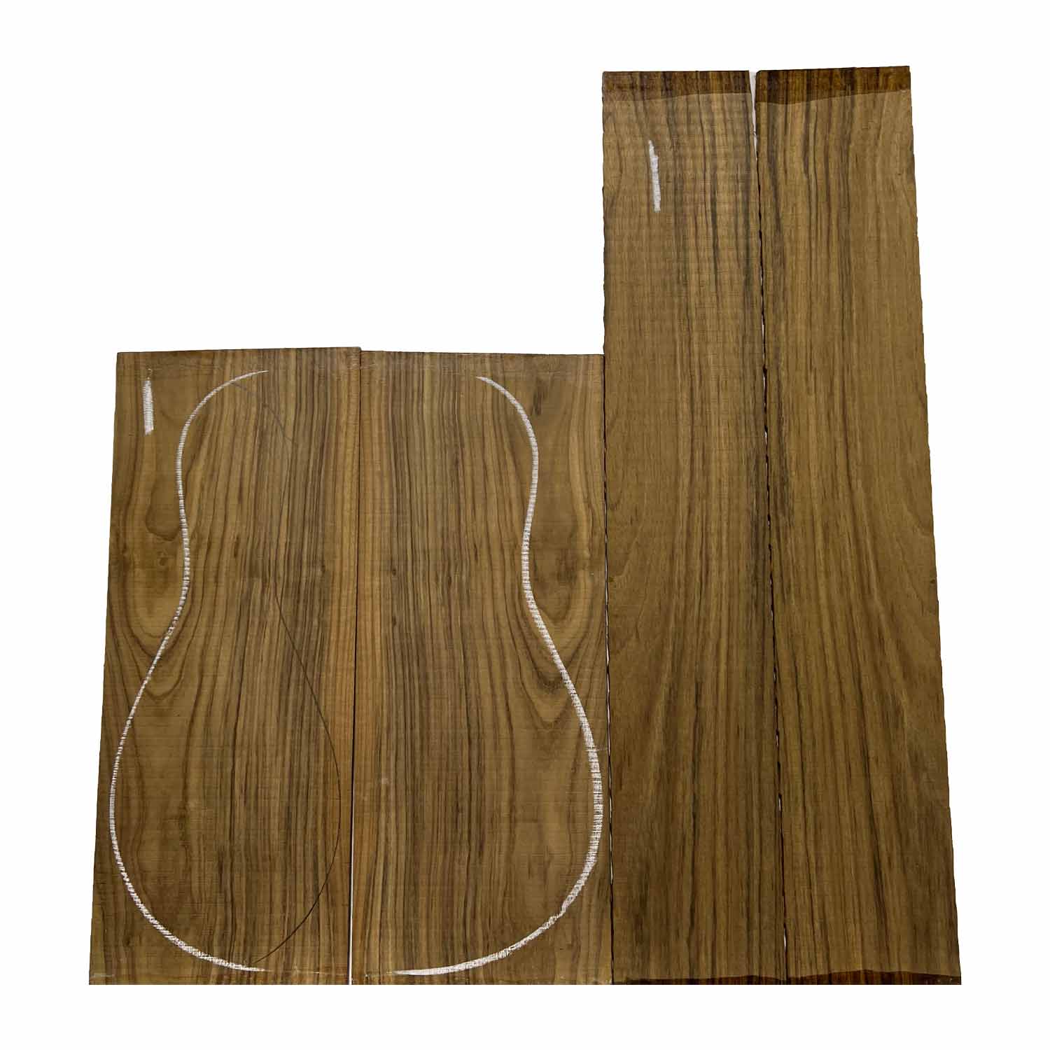 Ovangkol Dreadnought Guitar Back & Side Set # 01 - Exotic Wood Zone - Buy online Across USA 