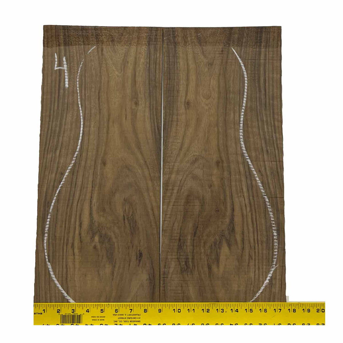 Ovangkol Dreadnought Guitar Back & Side Set # 04 - Exotic Wood Zone - Buy online Across USA 