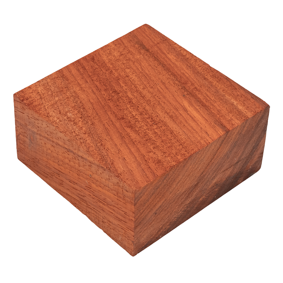 African Padauk Bowl Blank – Vibrant Red Exotic Hardwood – Kiln Dried