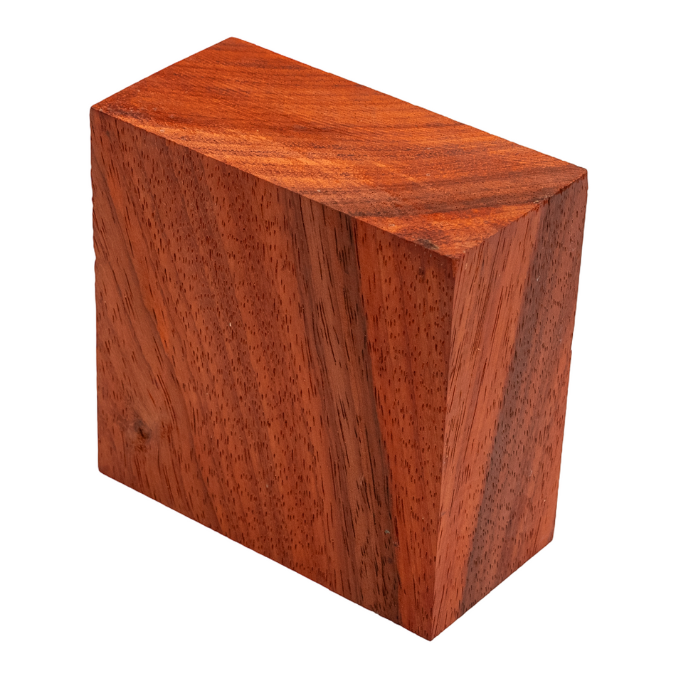 African Padauk Bowl Blank – Vibrant Red Exotic Hardwood – Kiln Dried