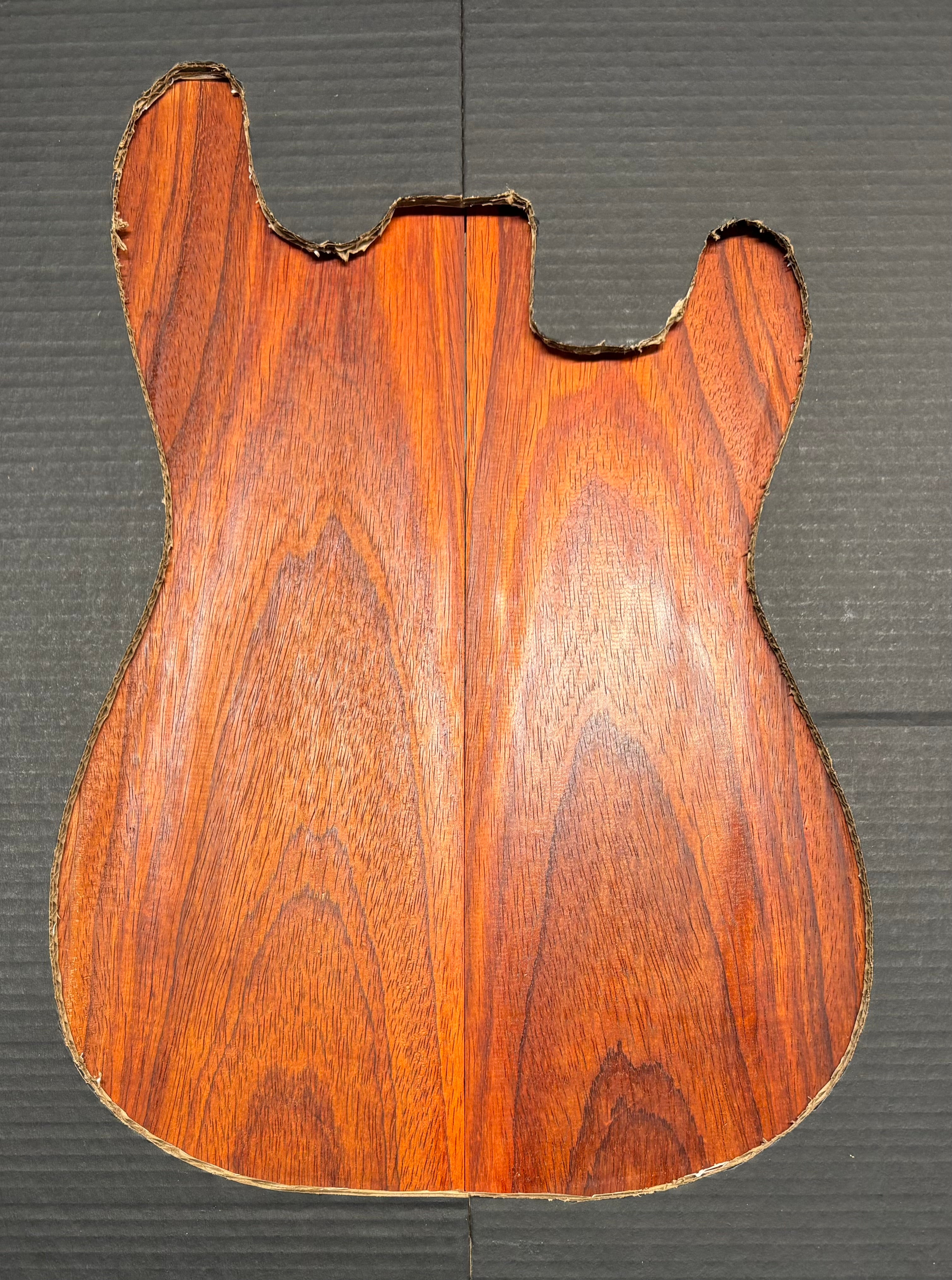 Padauk Guitar Drop Top - 21" x 7-1/4" x 3/8" #915 - Exotic Wood Zone