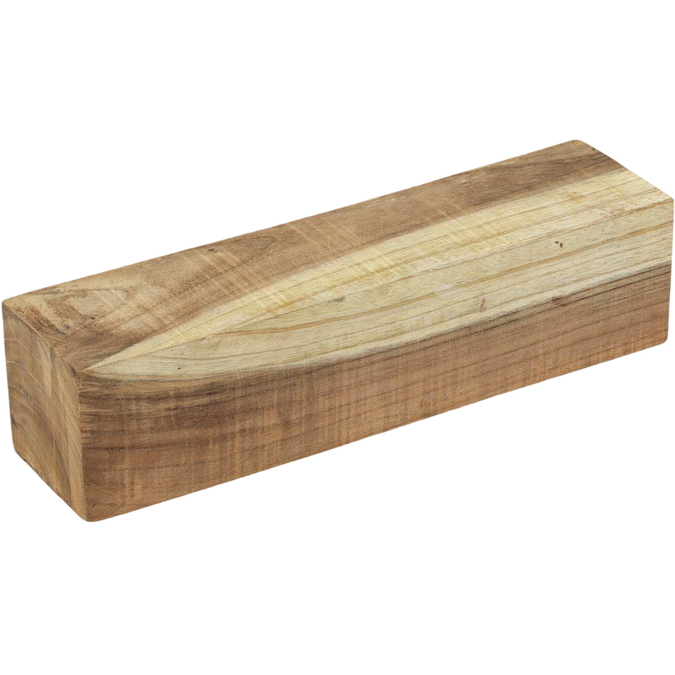 Molinillo de Pimienta de Caoba Hondureña en Blanco