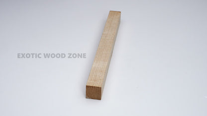 Espacios en blanco de madera para pasatiempos de arce duro flameado