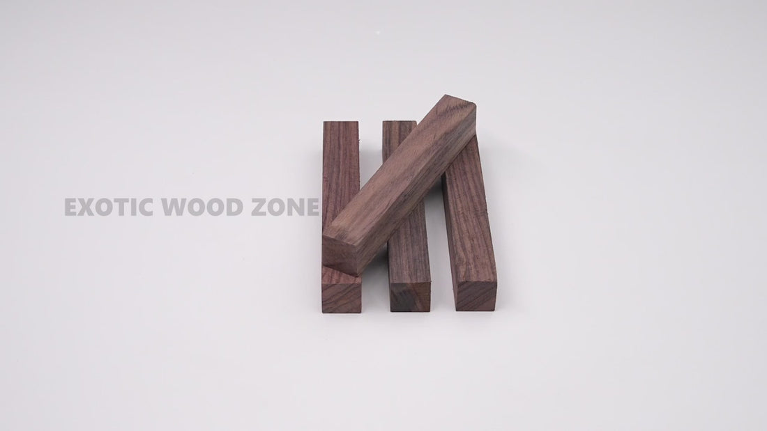 Pack Of 24, East Indian Rosewood Pen Blanks 3/4&quot; x 3/4&quot; x 6&quot;
