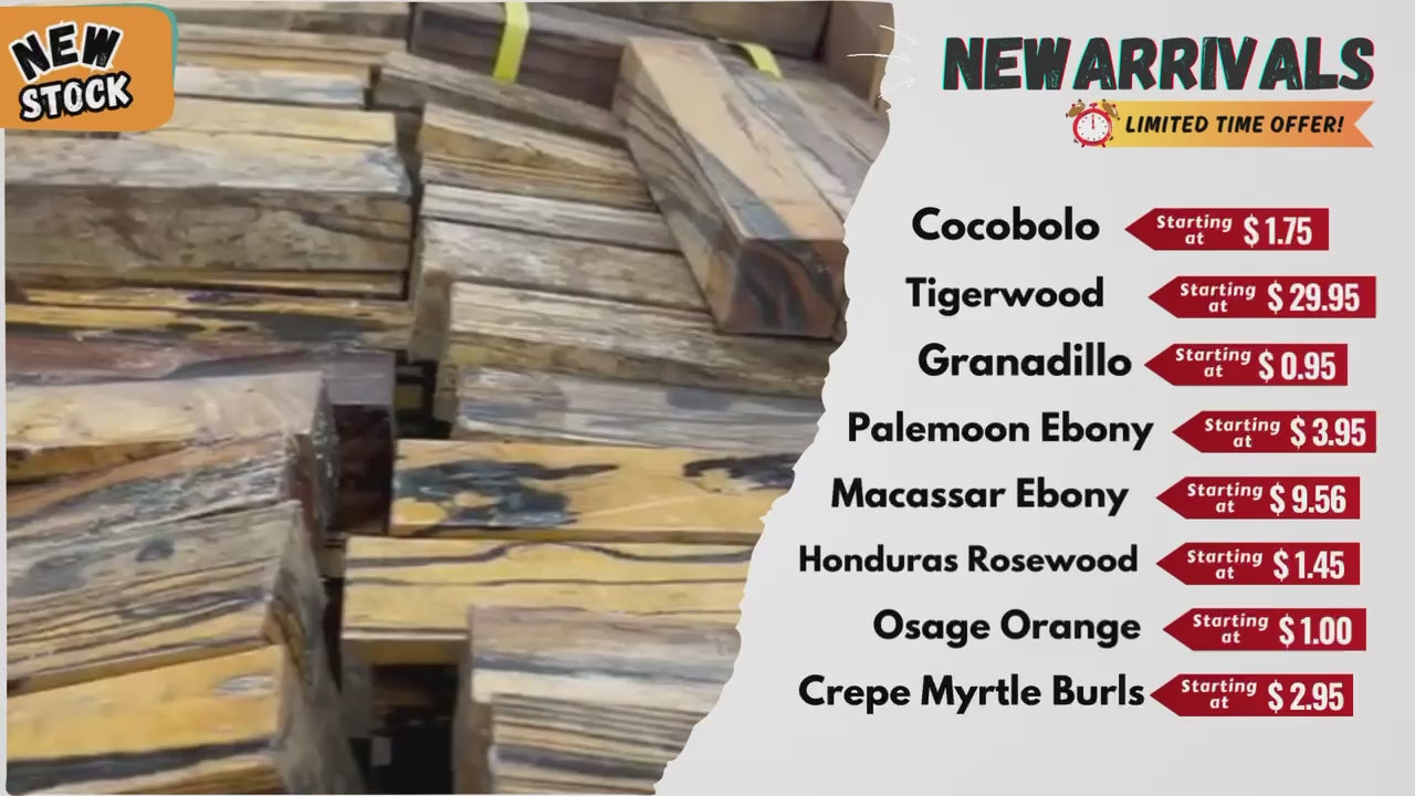 Morado/ Santos Rosewood Thin Stock Lumber Boards Wood Crafts - Exotic Wood  Zone – Exotic Wood Zone