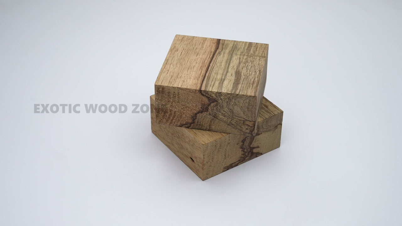 Black Limba Lumber Square Turning outlet Blanks - 2