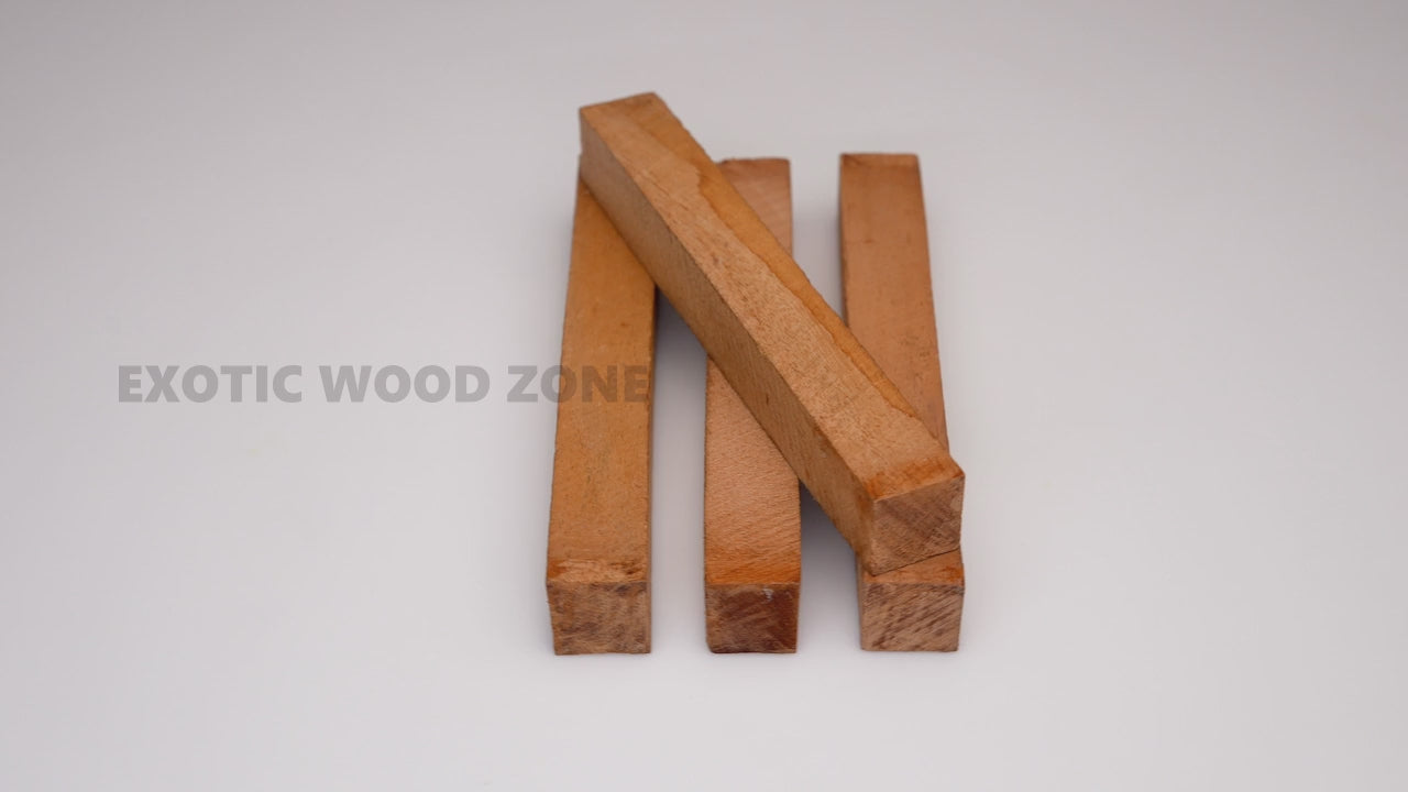 Pack Of 20, Mahogany Wood Pen Blanks 3/4&quot; x 3/4&quot; x 5&quot;