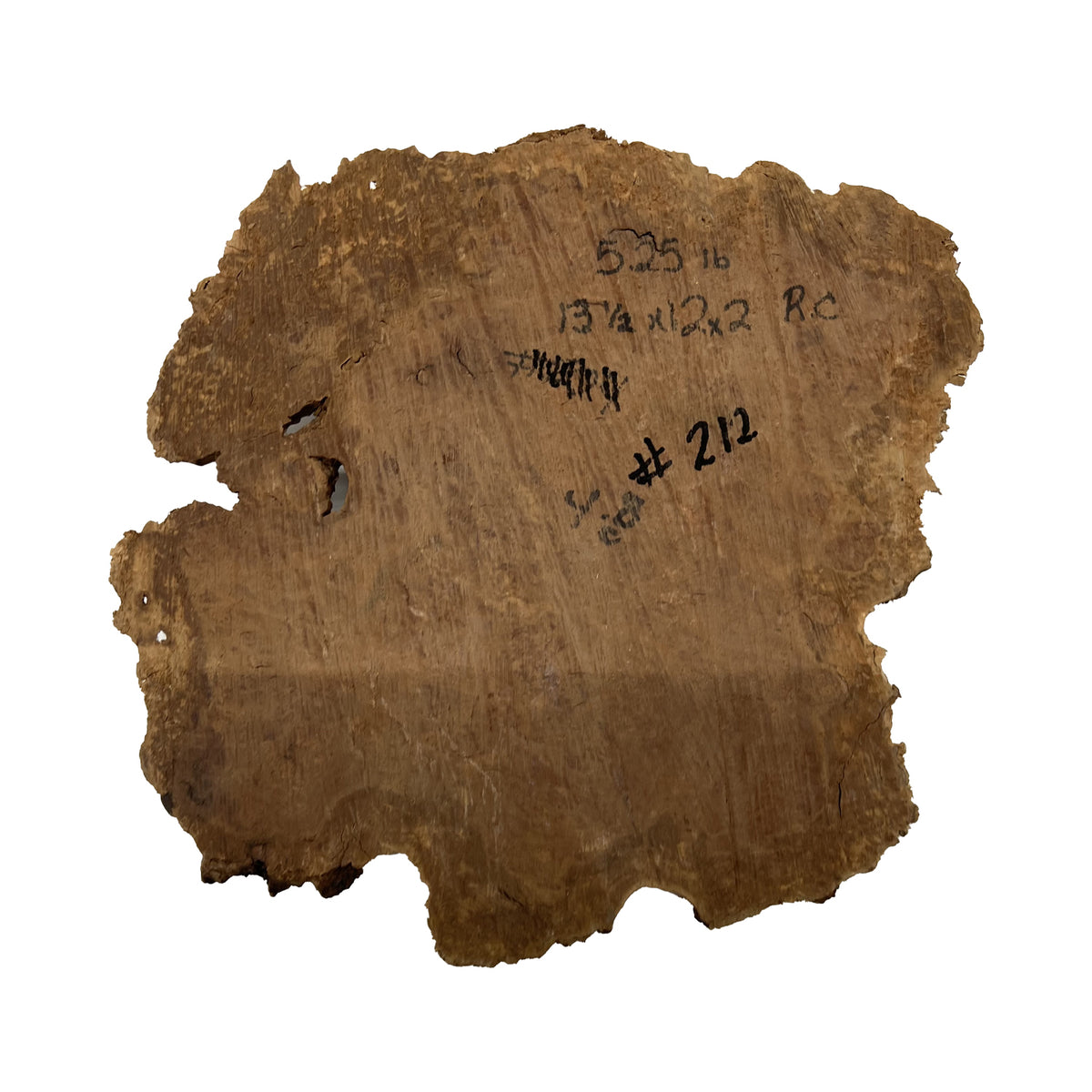 Red Coolibah Burl  | 13-1/2" x 12" x 2"| 5.25lbs | #212 - Exotic Wood Zone - Buy online Across USA 