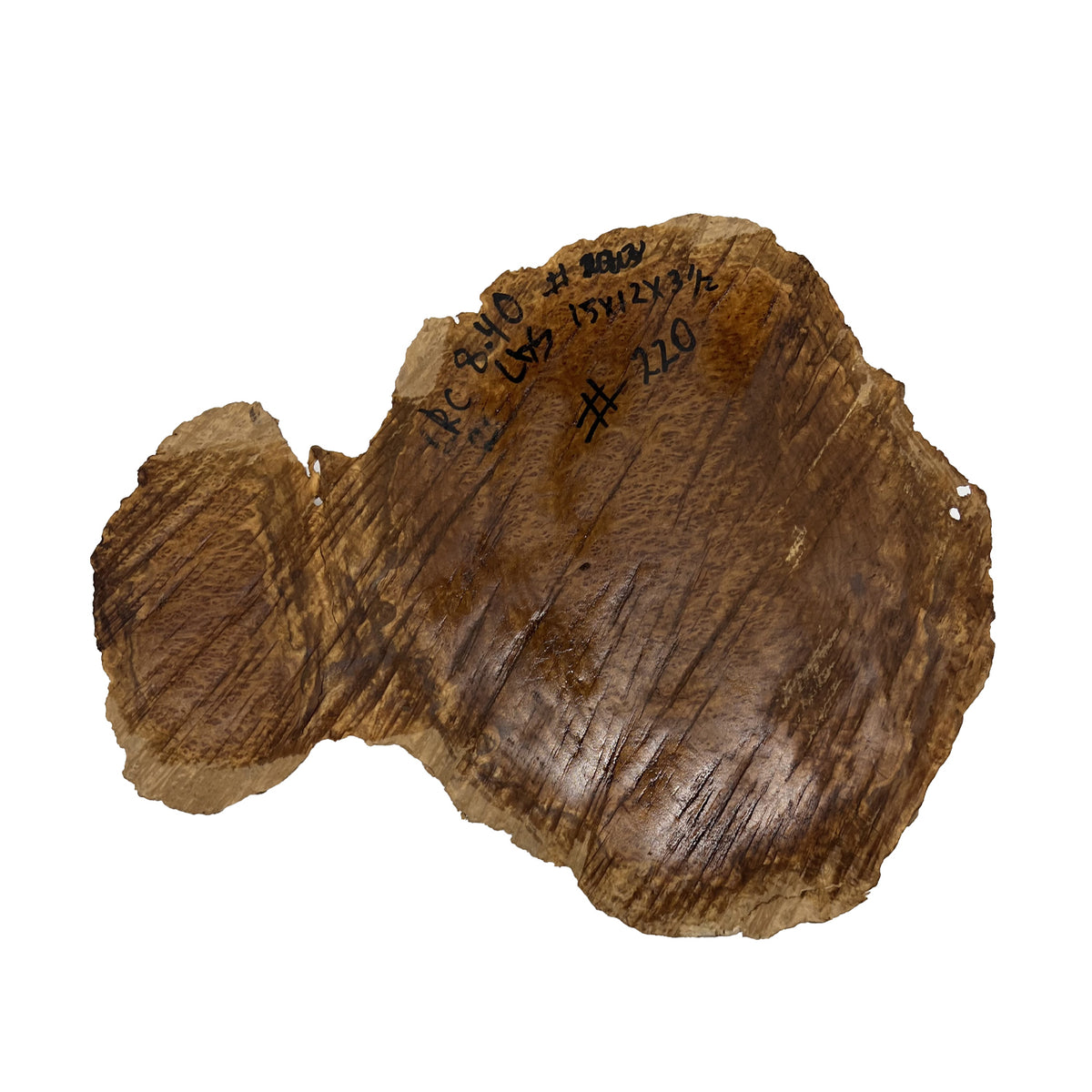 Red Coolibah Burl  | 15" x 12" x 3-1/2"| 8.4 lbs | #220 - Exotic Wood Zone - Buy online Across USA 