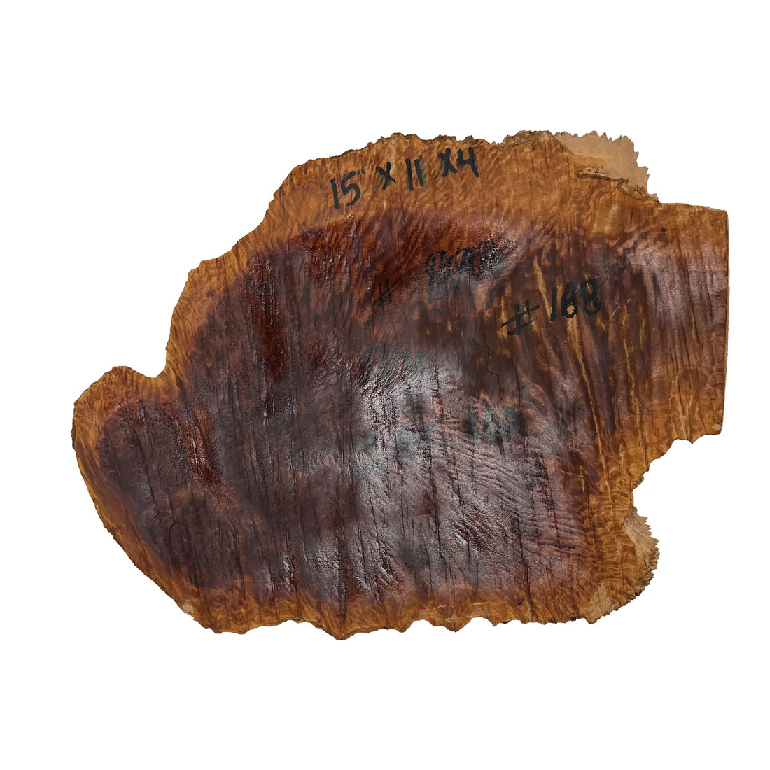 Red Mallee Burl | 15&quot;x 11&quot;x 4&quot; | 12.85 Lbs 