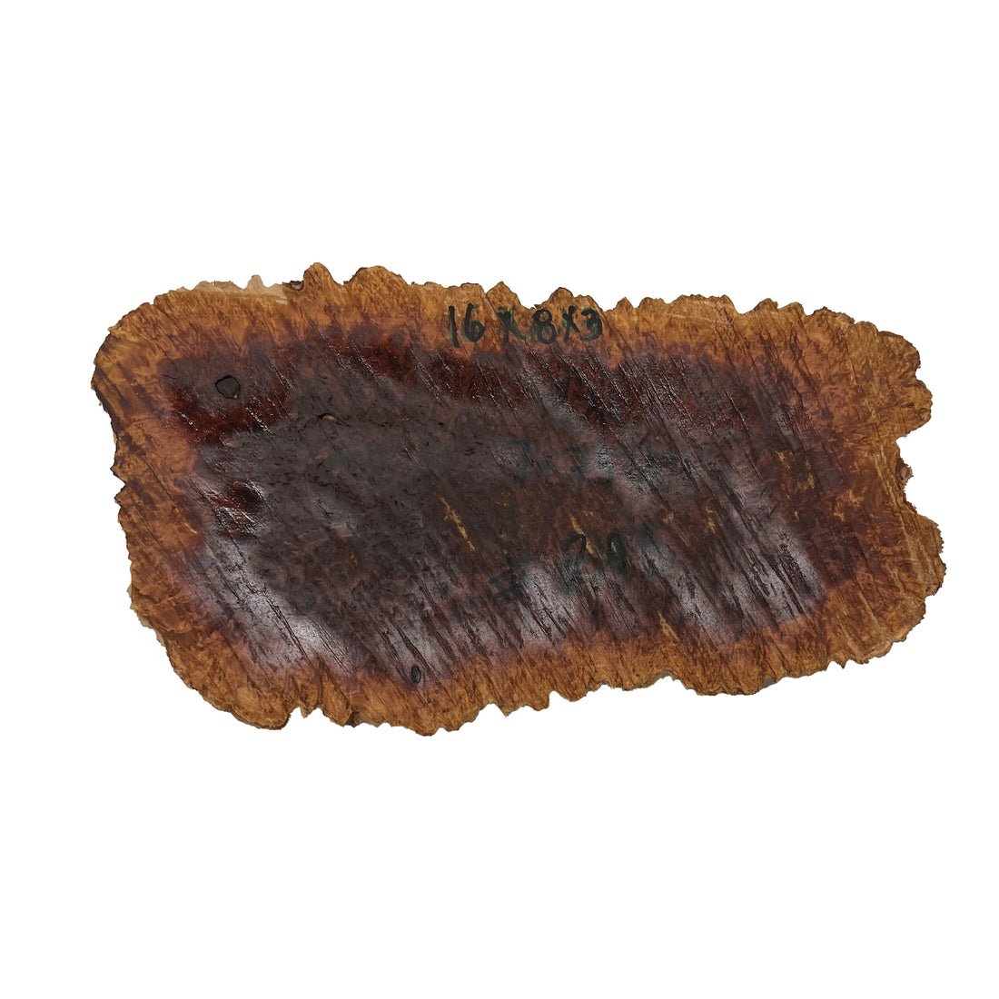 Red Mallee Burl | 16&quot;x 8&quot;x 3&quot;  | 7.75 Lbs 