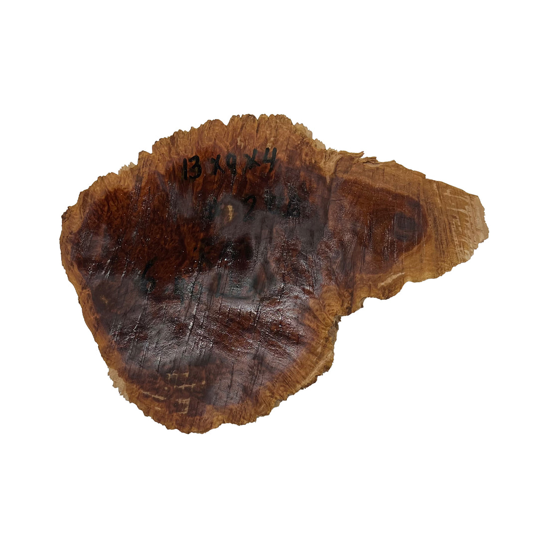 Red Mallee Burl | 13&quot;x 9&quot;x 4&quot; | 6.4 Lbs 