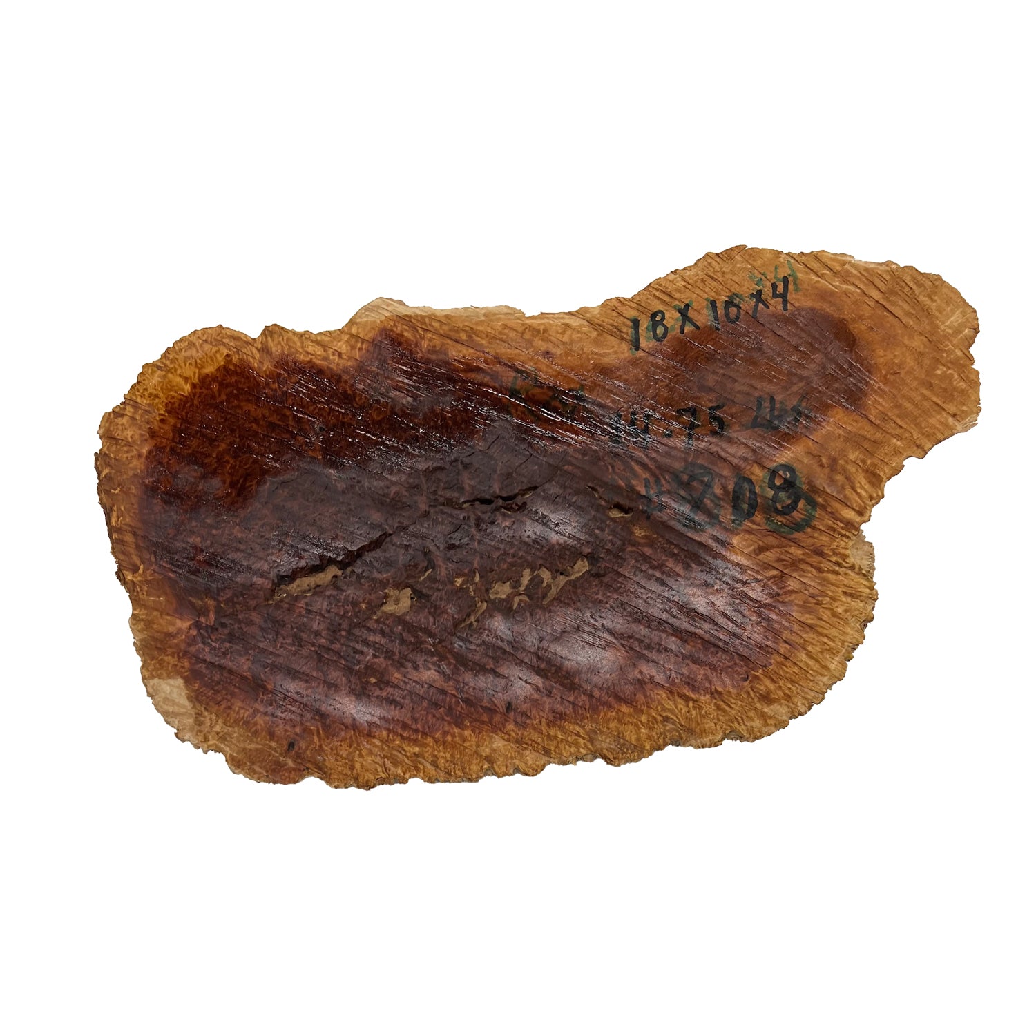 Red Mallee Burl |18&quot;x 10&quot;x 4&quot; | 14.75 Lbs 