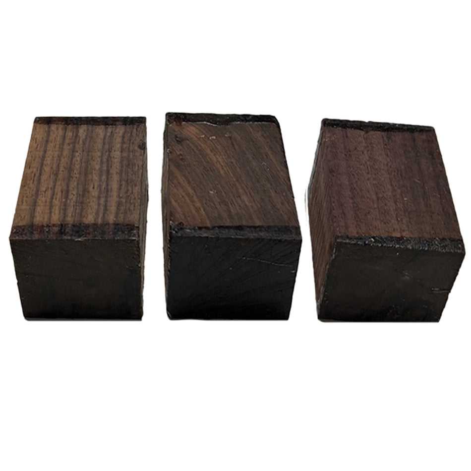 Pack of 3, Indian Rosewood Bottle Stopper Blanks