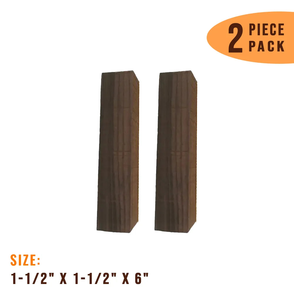 Pack of 2 , East Indian Rosewood Turning Wood Blank  1-1/2&quot;  x 1-1/2&quot;  x 6&quot;
