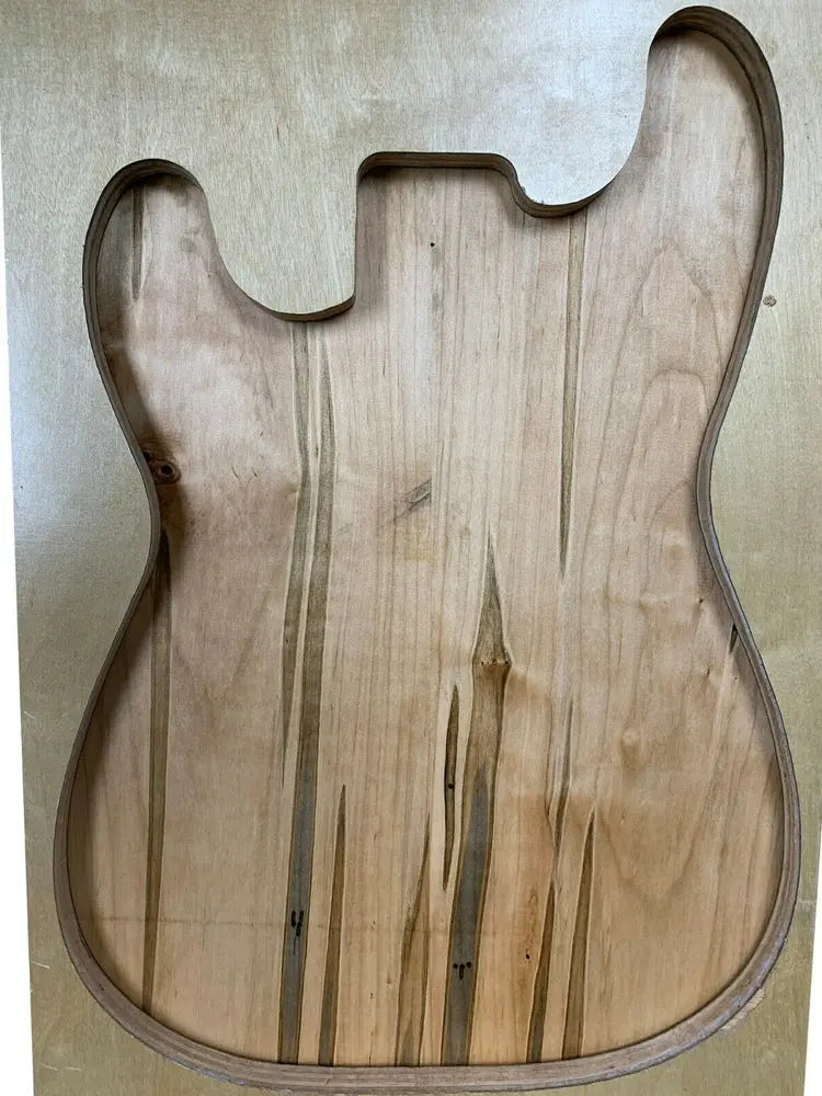 Flame maple deals guitar body