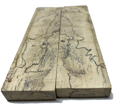 Spalted Tamarind Wood Knife Blanks/Knife Scales Bookmatched 5"x1-1/2"x3/8" - Exotic Wood Zone - Buy online Across USA 