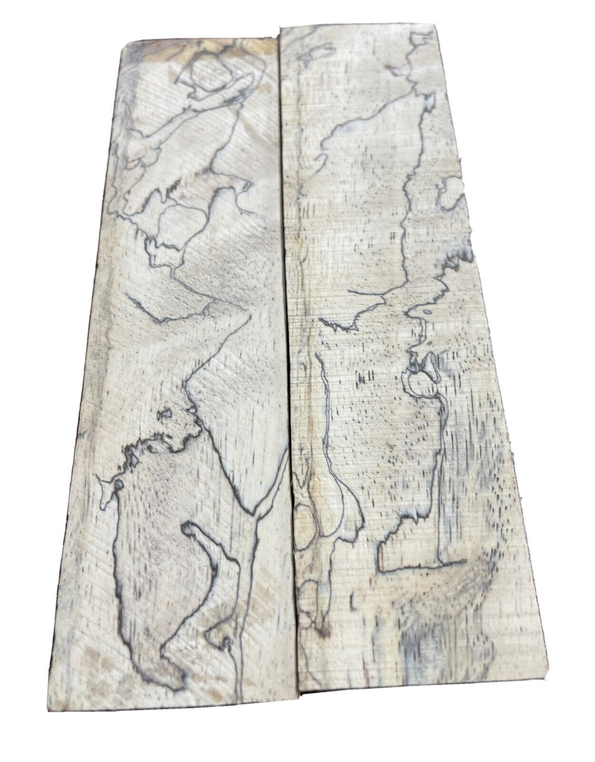 Spalted Tamarind Wood Knife Blanks/Knife Scales Bookmatched 5"x1-1/2"x3/8" - Exotic Wood Zone - Buy online Across USA 