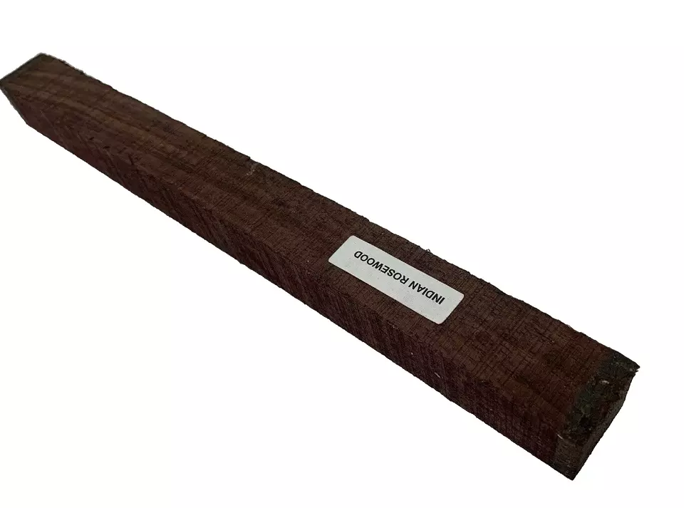 East Indian Rosewood Hobbywood Blank 1&quot; x 1&quot; x 12&quot; inches - Exotic Wood Zone Hobby Woods