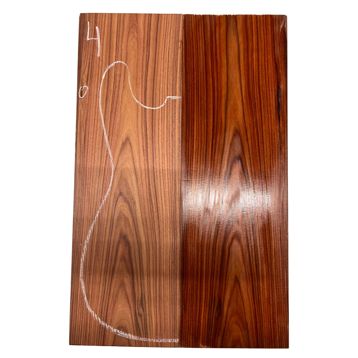 Santos Rosewood/Morado Guitar Drop Tops 21" x 7" x 3/8" #04 - Exotic Wood Zone - Buy online Across USA 