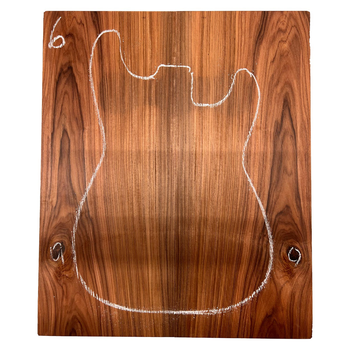 Santos Rosewood/Morado Guitar Drop Tops 21" x 7" x 3/8" #06 - Exotic Wood Zone - Buy online Across USA 