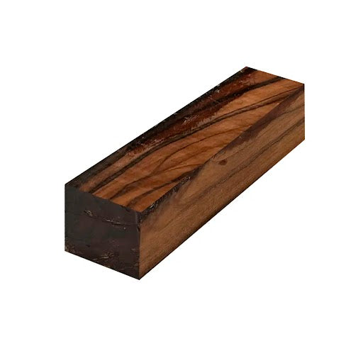 Macassar Ebony Pepper Mill Blank 3"x 3"x 12" - Exotic Wood Zone - Buy online Across USA 