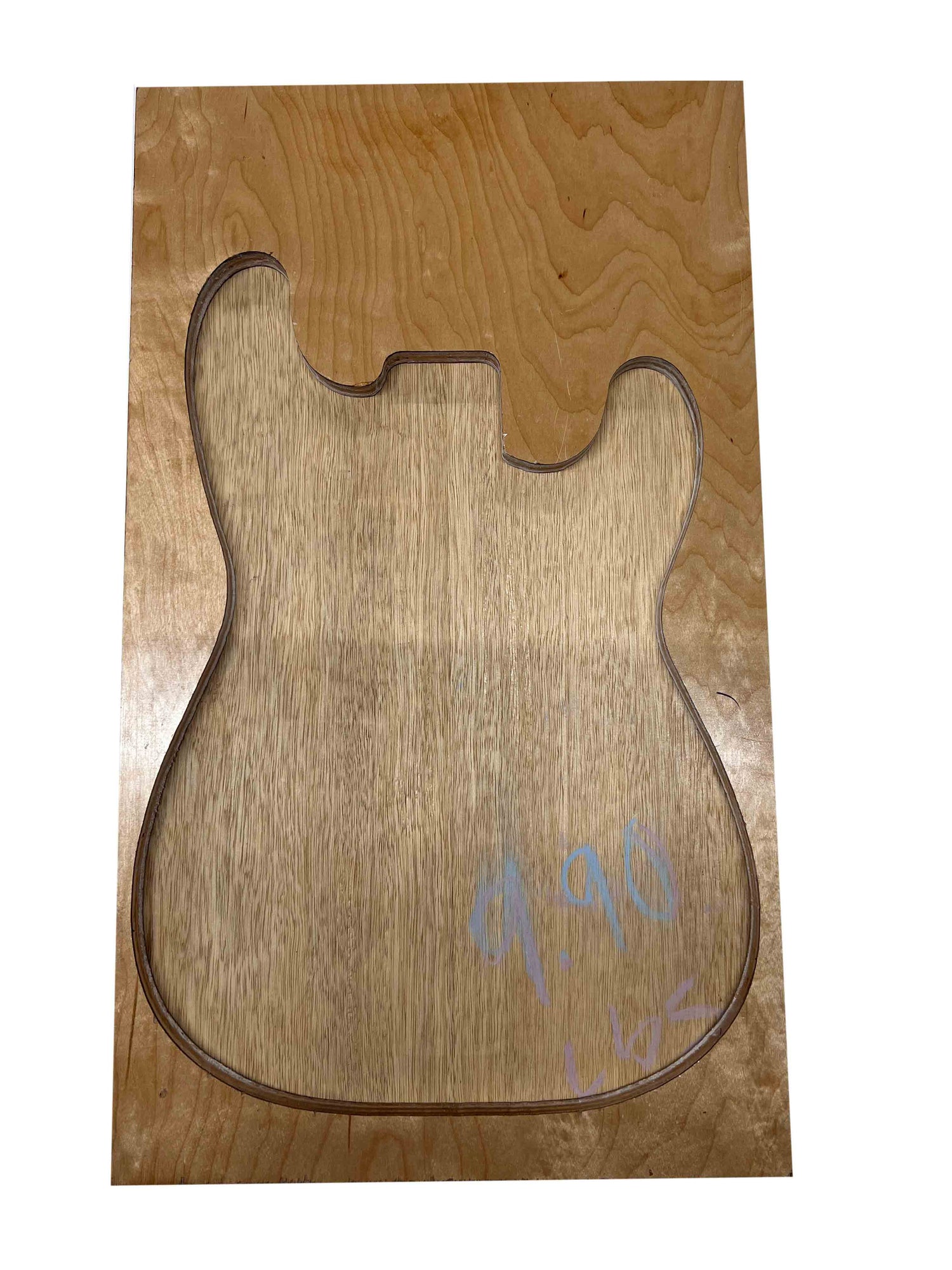 White Limba Electric/Bass Guitar Body Blanks 21&quot; x 14&quot; x 2&quot; - Exotic Wood Zone - Buy online Across USA 