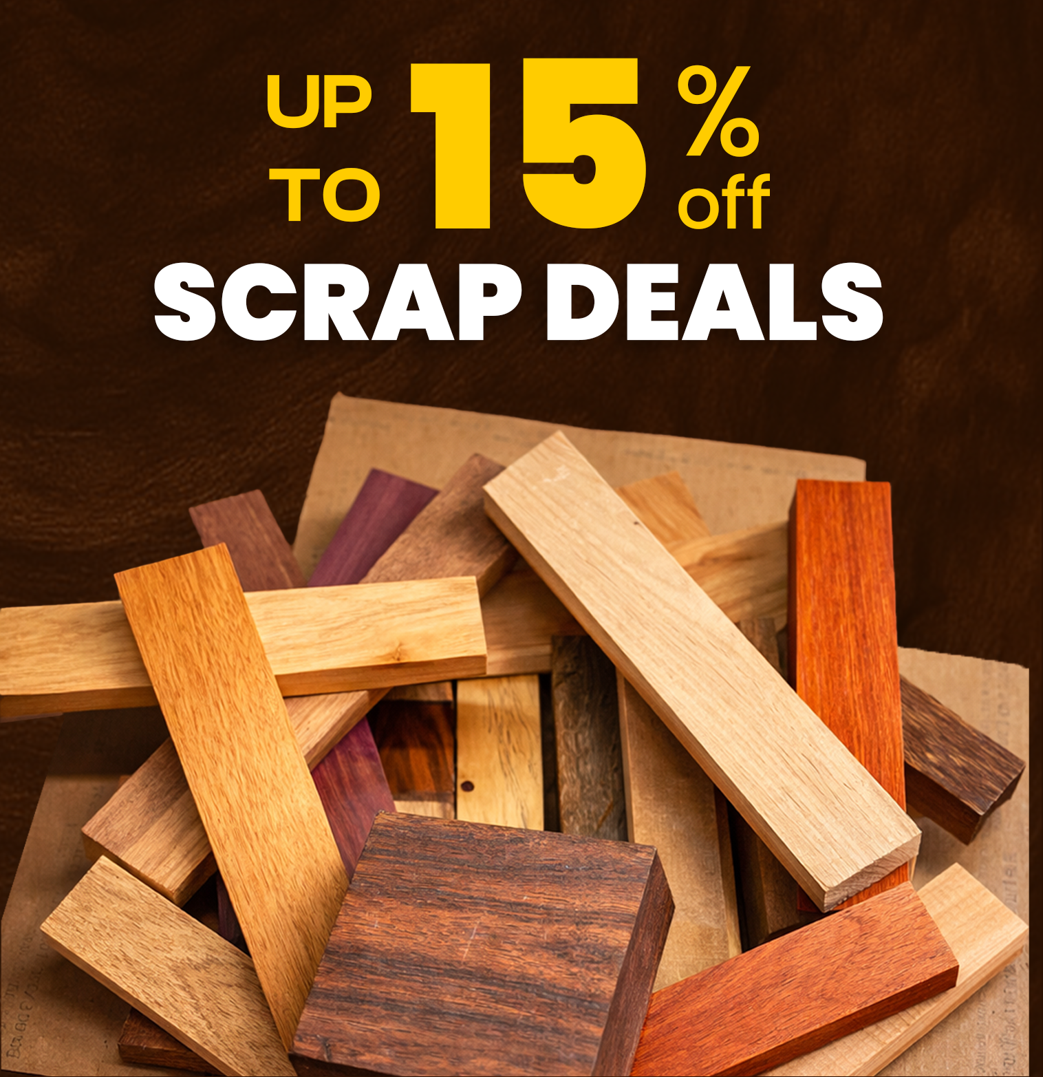 scrap woods on sale