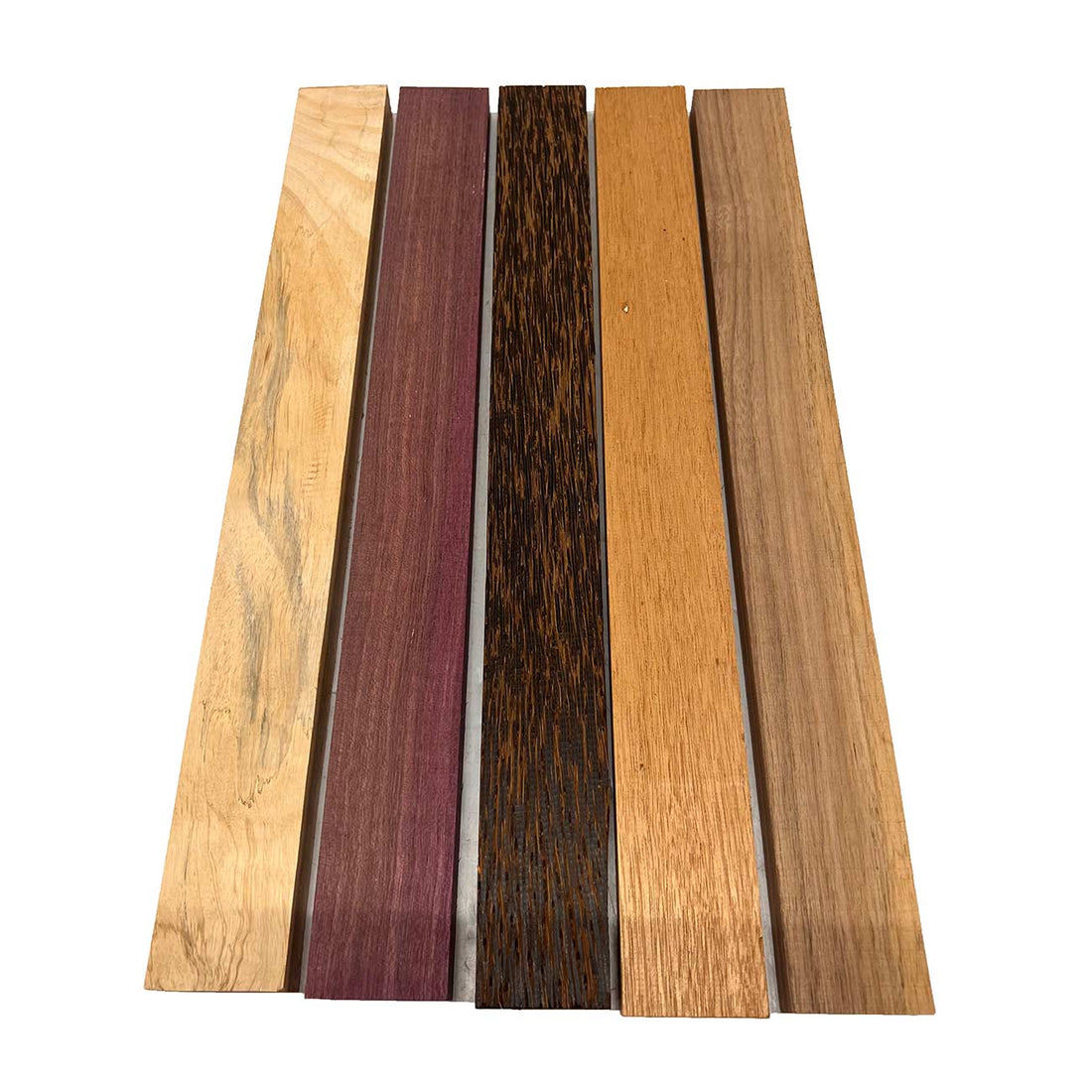 Pack Of 10, Cutting Board Blanks/Lumber Boards 3/4&quot;x2&quot;x18&quot; (Tamarind, Mahogany, Black Palm, Purpleheart, Walnut) - Exotic Wood Zone - Buy online Across USA 