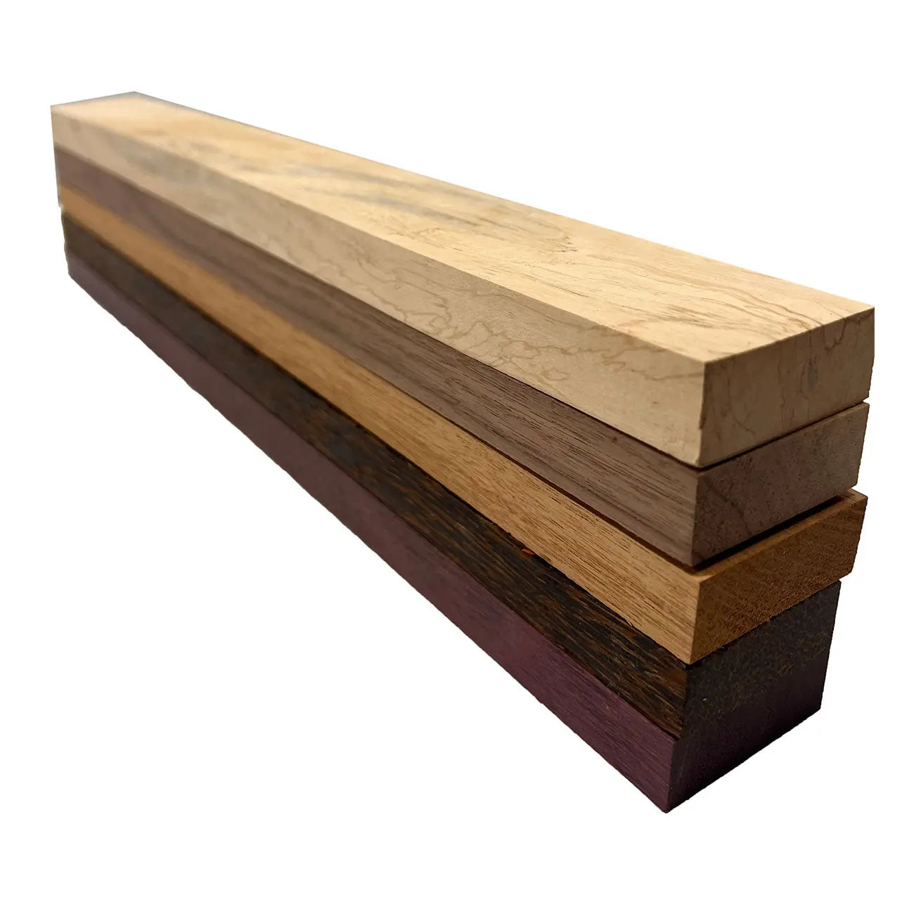 Pack Of 10, Cutting Board Blanks/Lumber Boards 3/4&quot;x2&quot;x18&quot; (Tamarind, Mahogany, Black Palm, Purpleheart, Walnut) - Exotic Wood Zone - Buy online Across USA 