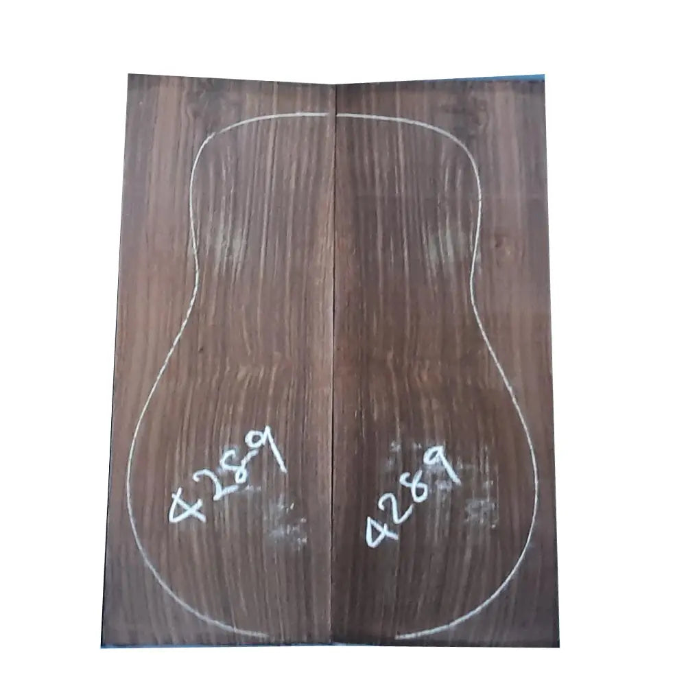 East Indian Rosewood Dreadnought AA Grade Guitar Back & Side Set #4289 - Exotic Wood Zone - Buy online Across USA
