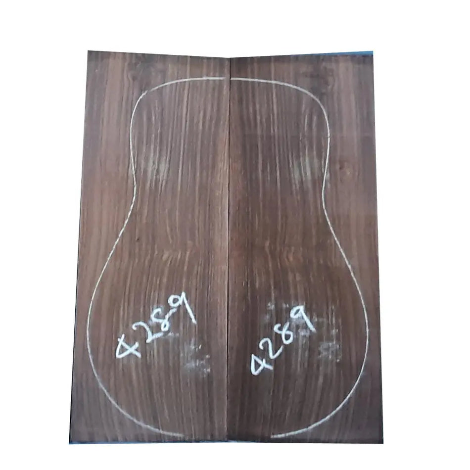 East Indian Rosewood Dreadnought AA Grade Guitar Back & Side Set #4289 - Exotic Wood Zone - Buy online Across USA