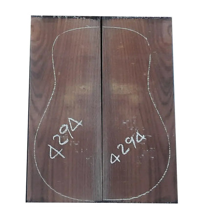 East Indian Rosewood Dreadnought AA Grade Guitar Back & Side Set #4294 - Exotic Wood Zone - Buy online Across USA