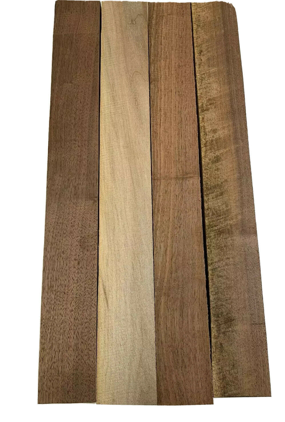 Pack of 4, Black Walnut Lumber Board, Turning Wood of Size 2&quot; X 2&quot; X 6&quot; - Exotic Wood Zone 