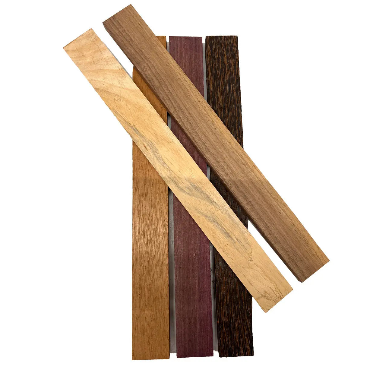 Pack Of 10, Cutting Board Blanks/Lumber Boards 3/4&quot;x2&quot;x18&quot; (Tamarind, Mahogany, Black Palm, Purpleheart, Walnut) - Exotic Wood Zone - Buy online Across USA 