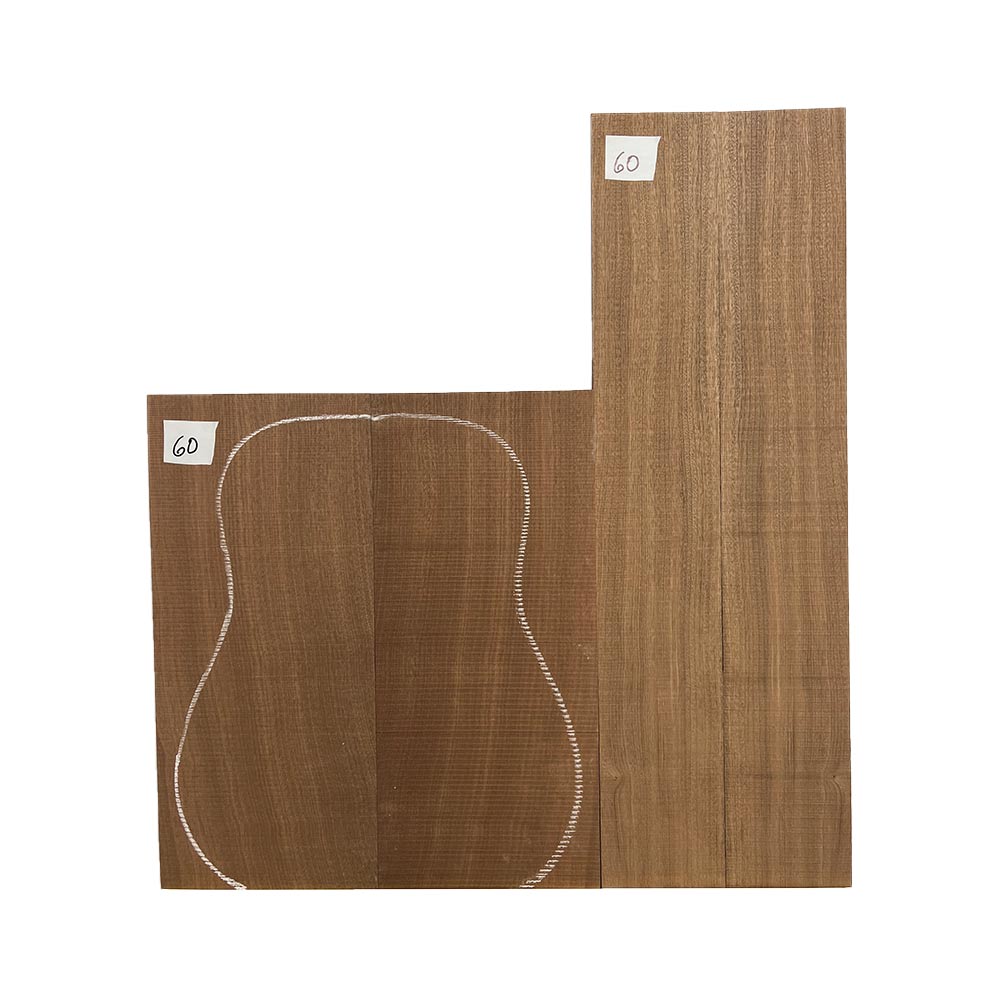 Lot Of 5 , Sapele Guitar Classical Back and Side Sets - Exotic Wood Zone - Buy online Across USA 