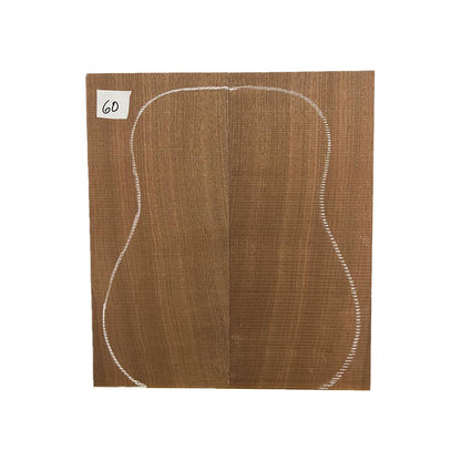 Lot Of 10 , Sapele Guitar Dreadnought Back and Side Sets - Exotic Wood Zone - Buy online Across USA 