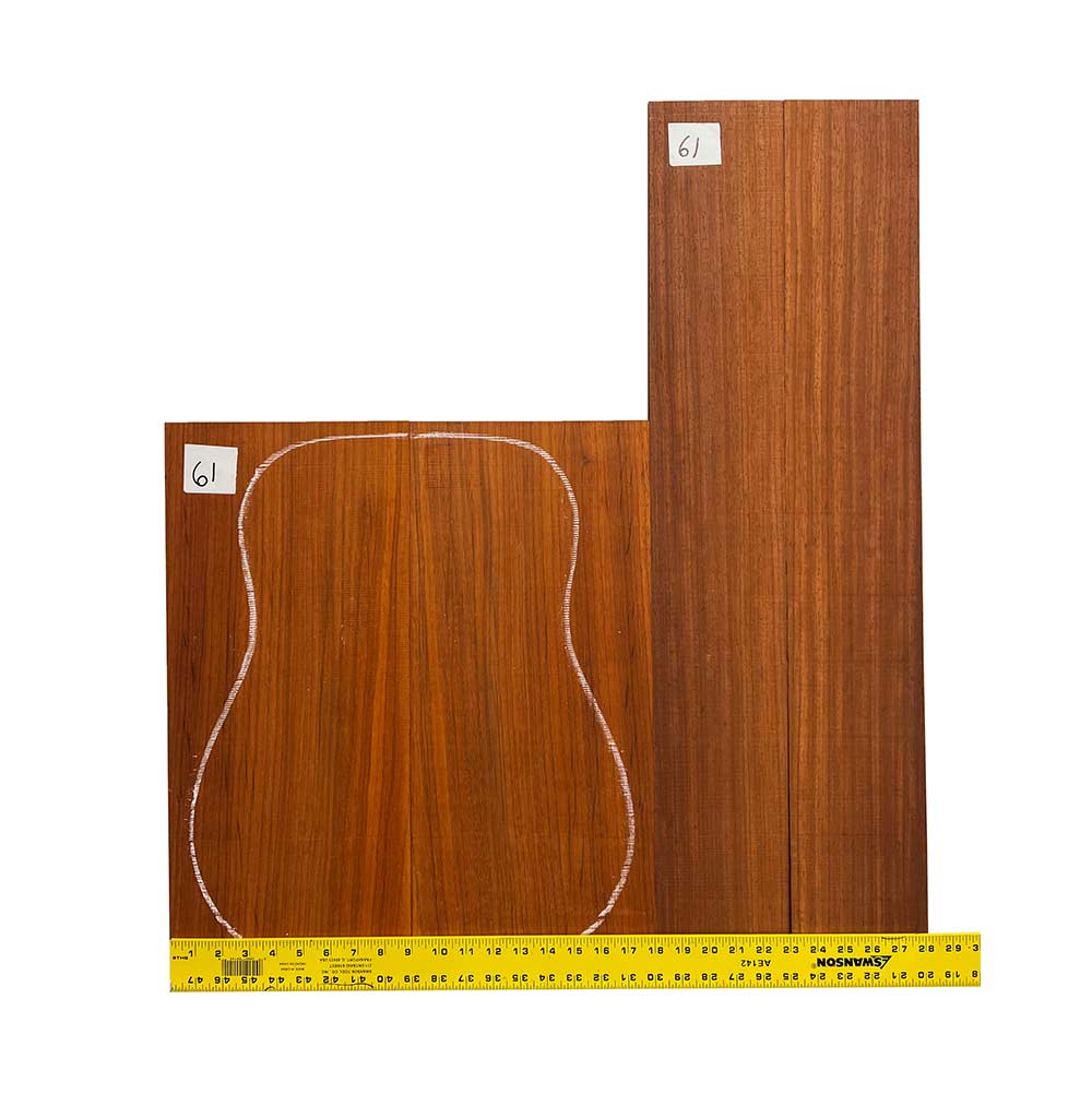 Lot of 10 , African Padauk Guitar Classical Back and Side Sets - Exotic Wood Zone - Buy online Across USA 