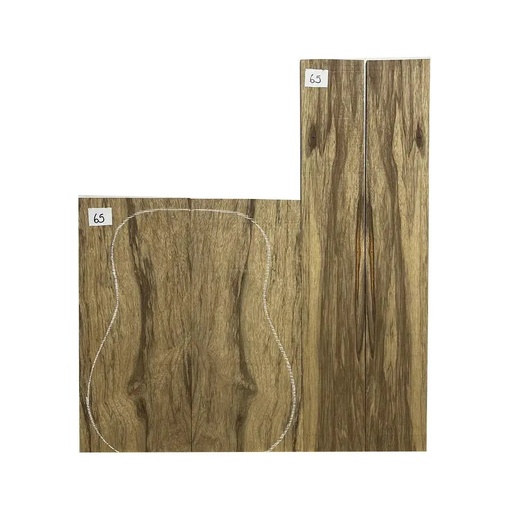 Black Limba Baritone Ukulele Guitar Back and Side Sets - Exotic Wood Zone - Buy online Across USA 