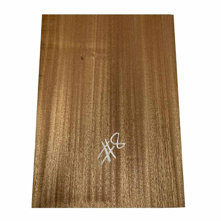 African Mahogany Explorer Guitar Body Blanks- 2 Glued Piece, 28″x18″x 2″ - Exotic Wood Zone 