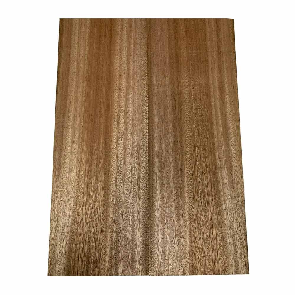 African Mahogany Explorer Guitar Body Blanks- 2 Glued Piece, 28″x18″x 2″ - Exotic Wood Zone 