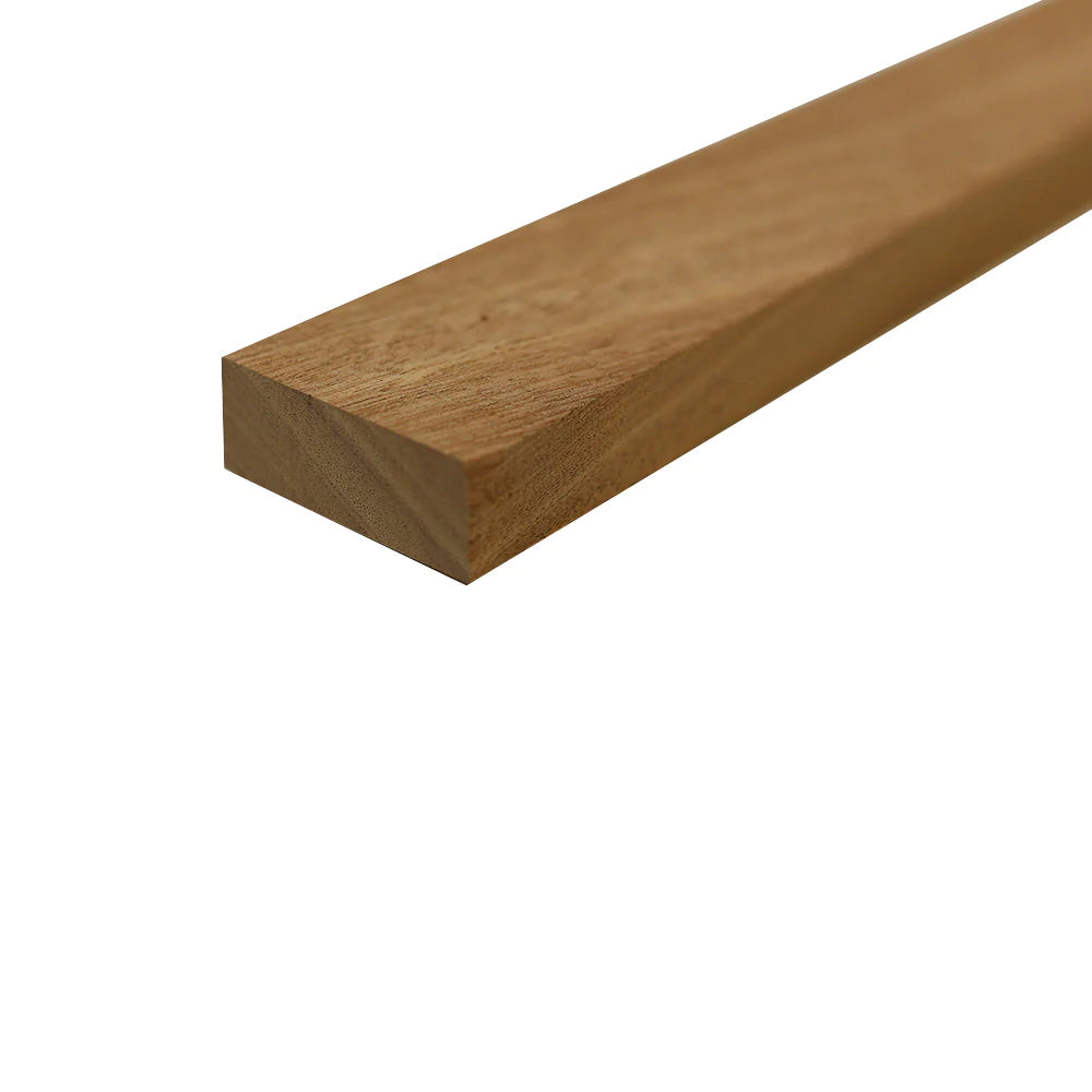 Combo Pack 10,  African Mahogany/Khaya Lumber board - 3/4” x 2” x 16” - Exotic Wood Zone - Buy online Across USA 